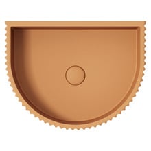 Valentina 465mm Arch Concrete Wall Hung Basin